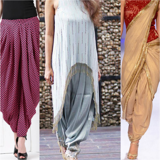 Dhoti palazzo tulip design