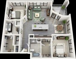 House Plan Ideas 3D capture d'écran 2