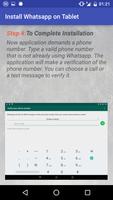 Install Whatsapp on Tablet imagem de tela 1