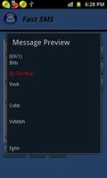 Fast SMS capture d'écran 1