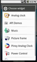 Pinoy Clock Widget free الملصق