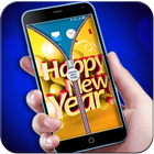 New Year Zipper Lock أيقونة