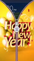 New Year Zipper Lock captura de pantalla 3