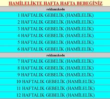 1 Schermata Hafta Hafta Gebelik  Hamilelik