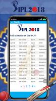Schedule For IPL 2018 스크린샷 2
