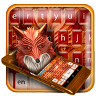 Tema do teclado Orange Fox ícone