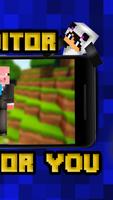 BEST Skin Editor for Minecraft Pocket Edition FREE ảnh chụp màn hình 1