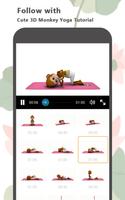 Yoga Monkey Free Fitness L1-4 capture d'écran 2