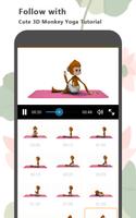 Yoga Monkey Free Fitness L1-2 capture d'écran 2