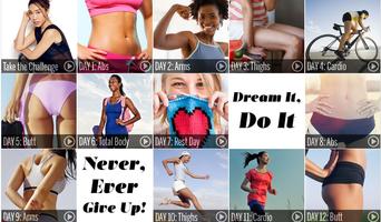 Fitness & Bodybuilding & Diet & Workouts Affiche