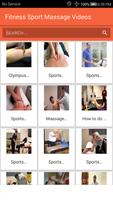 Fitness Sport Massage Videos capture d'écran 3
