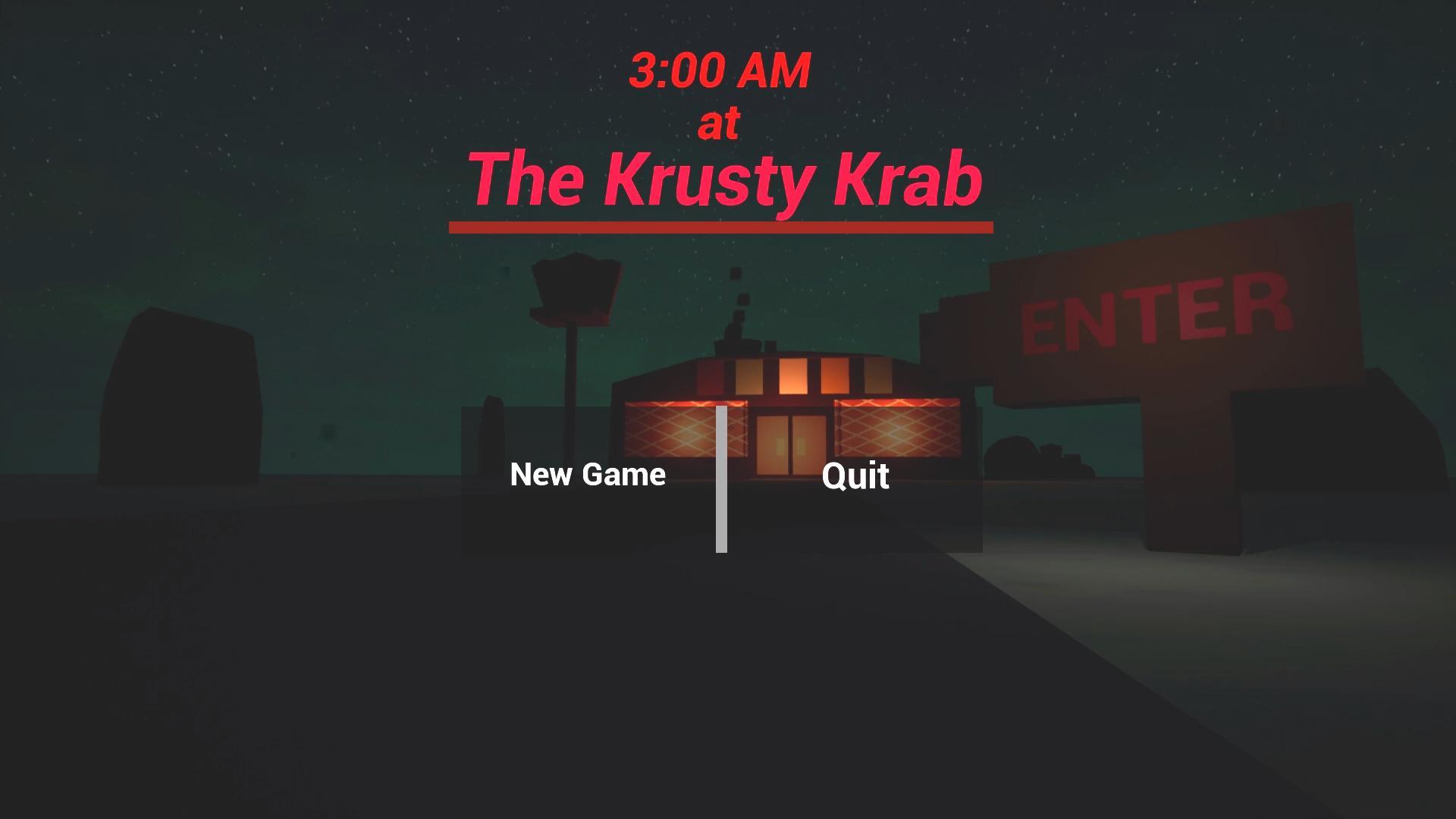 3 am at the krusty krab steam