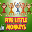 Five Little Monkeys - Nursery video app for kids