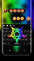 five pointed star Keyboard poster