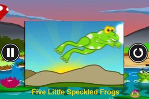 Five Little Speckled Frogs - Kids App capture d'écran 1