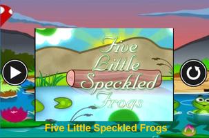 Five Little Speckled Frogs - Kids App স্ক্রিনশট 2