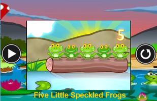 برنامه‌نما Five Little Speckled Frogs - Kids App عکس از صفحه