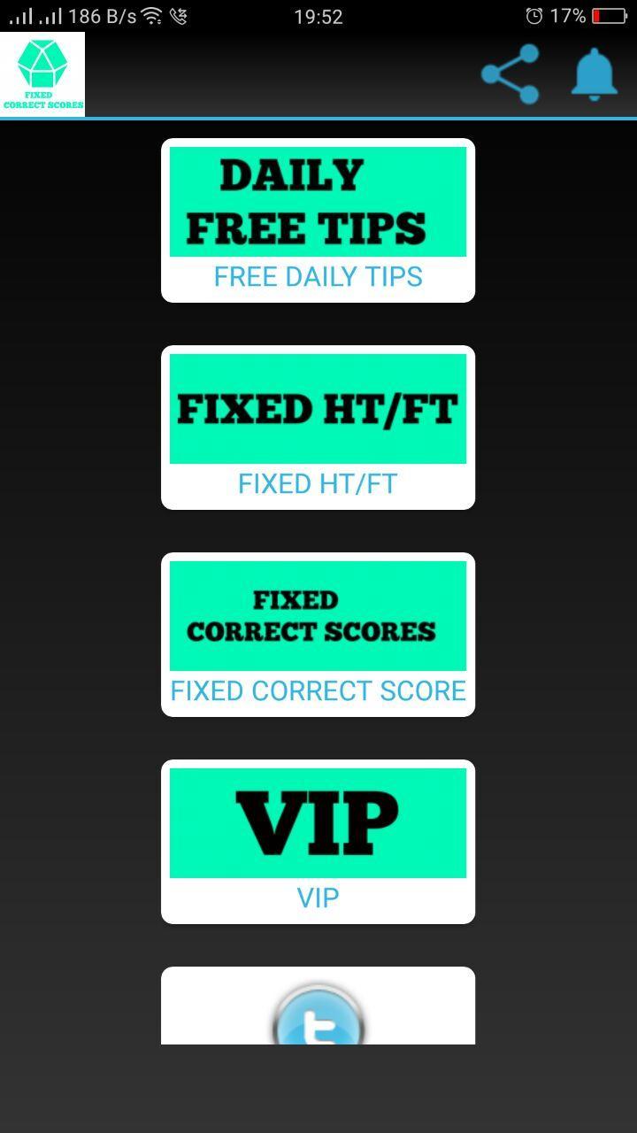 FIXED CORRECT SCORES APK for Android Download