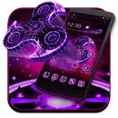 Fidget Spinner Neon Tema APK