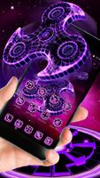 Fidget Spinner Neon Theme اسکرین شاٹ 1