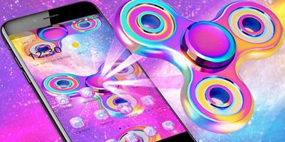 Neon Fidget Spinner Theme اسکرین شاٹ 3