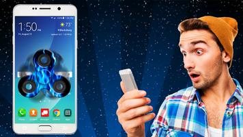 Fidget Spinner on Screen - Spinner in Phone Joke تصوير الشاشة 1