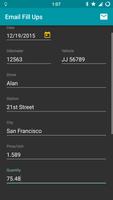 Email Fill Ups الملصق
