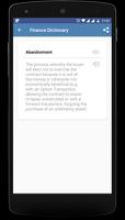 Finance Dictionary capture d'écran 2