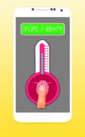 Finger Body Temperature Affiche