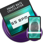Fingerprint Heart Rate Pulse BPM Calculator Prank Zeichen
