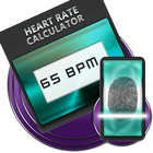 Fingerprint Heart Rate Pulse BPM Calculator Prank آئیکن