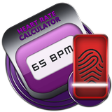 Fingerprint Heart Rate BPM Pulse Calculator Prank Zeichen