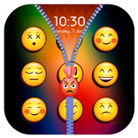 emoji Zipper Lock Screen