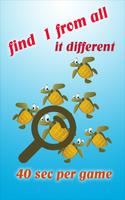 Find Difference in the sea Affiche