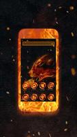 Fire Wolf Theme syot layar 1