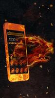 Fire Wolf Theme syot layar 2