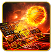 Fire Basket Ball Keyboard Theme