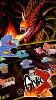 Fire Flaming Dragon Keyboard screenshot 3