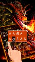 Fire Flaming Dragon Keyboard screenshot 2