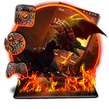 3d fire dragon