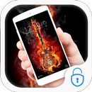 Fire guitar lock theme APK