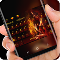 Magic Wizard Keyboard Alchemy Fire Theme