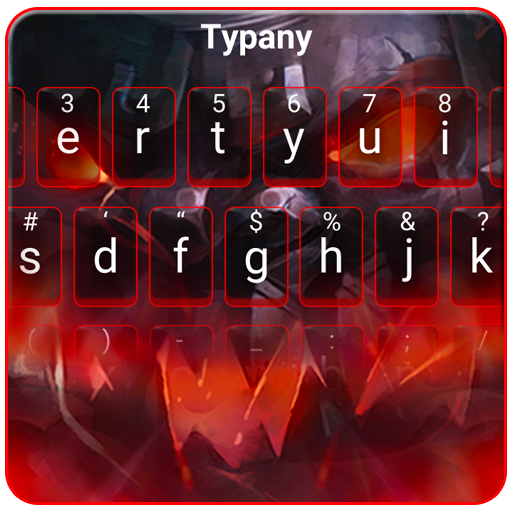 Flaming Rock Keyboard