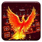 Fire Phoneix Legend Keyboard Theme آئیکن