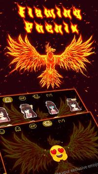 Fire Phoneix Legend Keyboard Theme screenshot 3