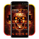Fire Skull Cool Theme APK