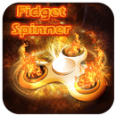 Fire Fidget Spinner Theme APK