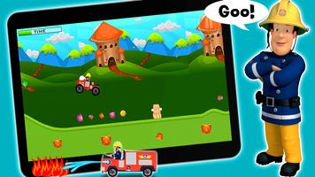 Super Fireman ™ : Firetruck Sam Mission Game Free 포스터