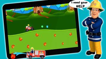 Super Fireman ™ : Firetruck Sam Mission Game Free اسکرین شاٹ 2