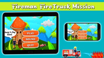Super Fireman ™ : Firetruck Sam Mission Game Free ภาพหน้าจอ 3